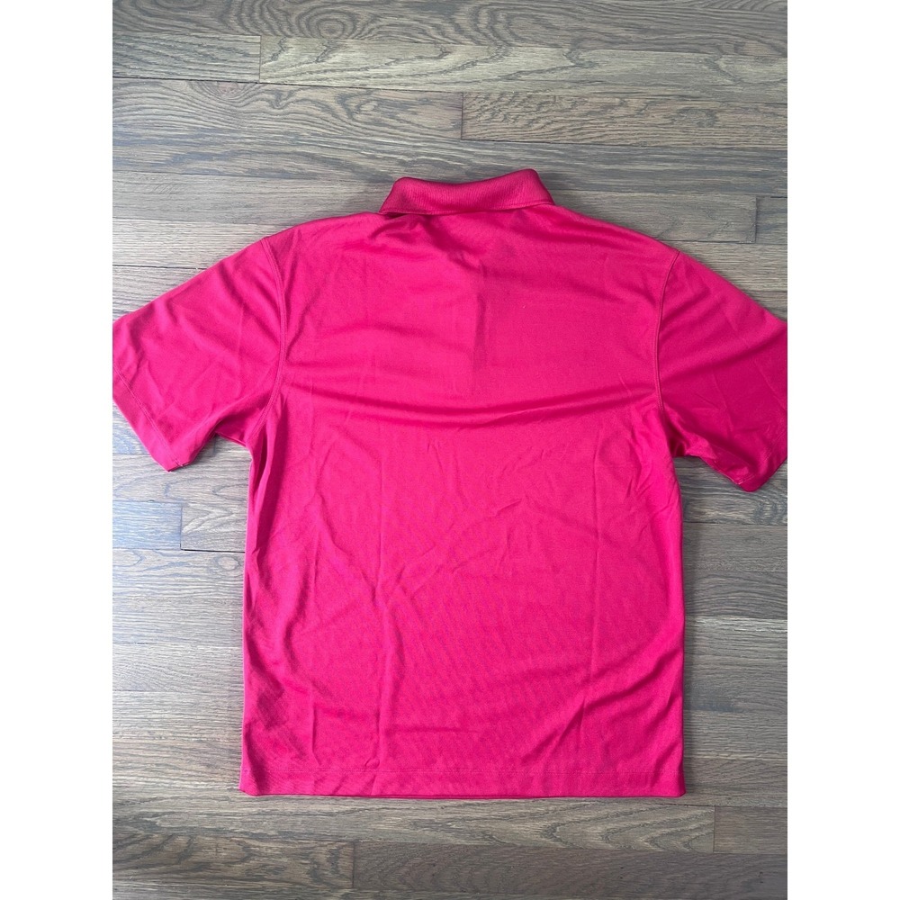Nike Golf University of Dayton Flyers Polo Shirt Mens Medium Red Dri-FIT NCAA - Picture 4 of 4